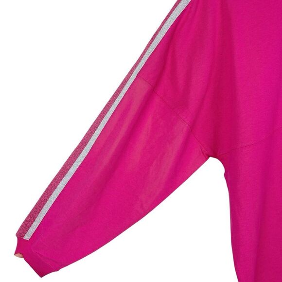 Disney Spirit Jersey NWT Disneyland Imagination Pink Adult Sz M Glitter Glam - Picture 8 of 11